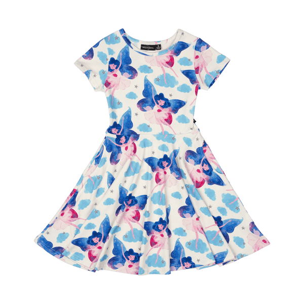 ROCK YOUR BABY Fairy Girls Waisted Dress