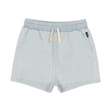 ROCK YOUR BABY Light Blue Chambray Shorts