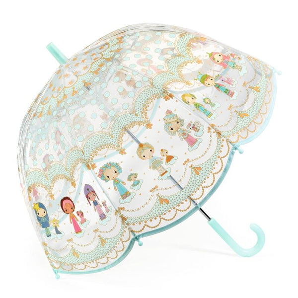 Children's umbrella with Tinyly character design on a white background
