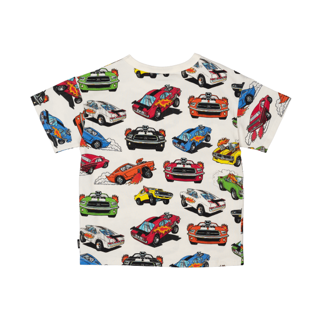 ROCK YOUR BABY Cars T-Shirt BACK VIEW