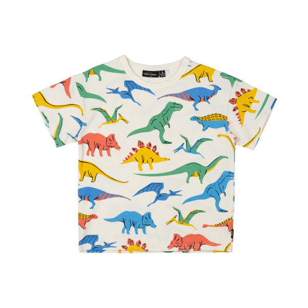 ROCK YOUR BABY Dino Bright T-Shirt