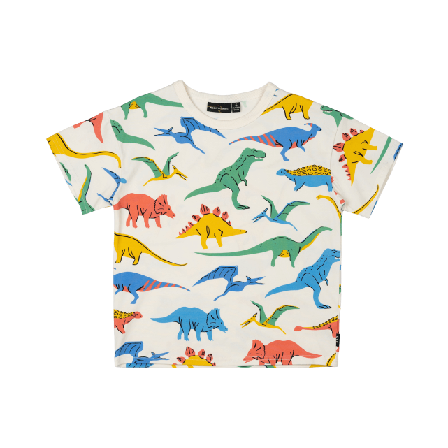 ROCK YOUR BABY Dino Bright T-Shirt