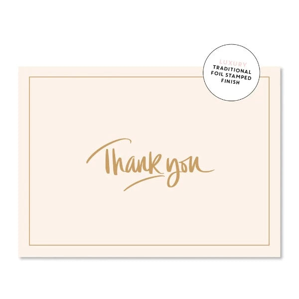 JUST SMITTEN CARDS Thank You Card
