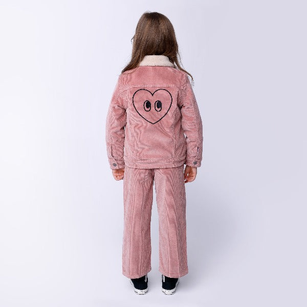 Back view of child wearing MINTI Cosy Cord Pants