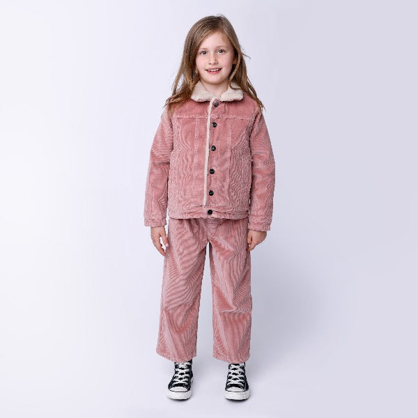 Child wearing MINTI Cosy Cord Pants