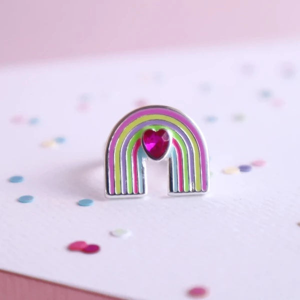 MON COCO Rainbow Heart Ring