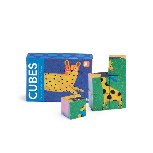 MOULIN ROTY Les Toupitis 6 Cubes Puzzle