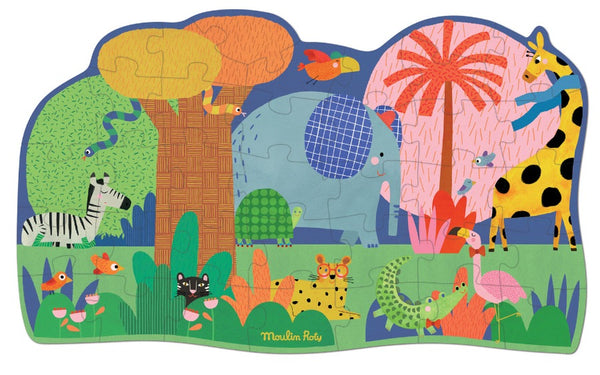 MOULIN ROTY Les Toupitis The Animal Oasis Giant Puzzle