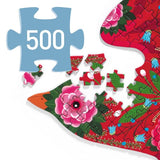 DJECO Bird 500pc Art Puzzle pieces code