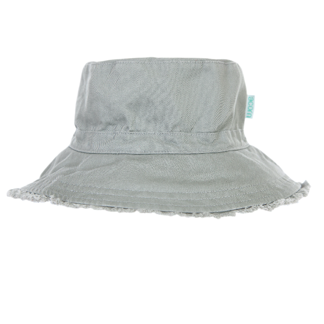 ACORN Frayed Bucket Hat - Khaki