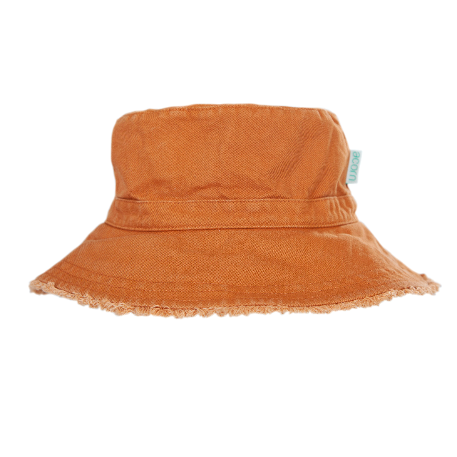 ACORN Frayed Bucket Hat - Chestnut