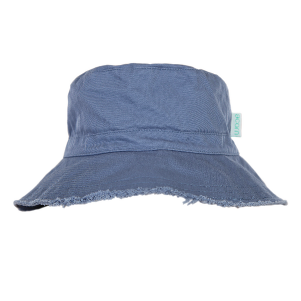 ACORN Frayed Bucket Hat - Blue