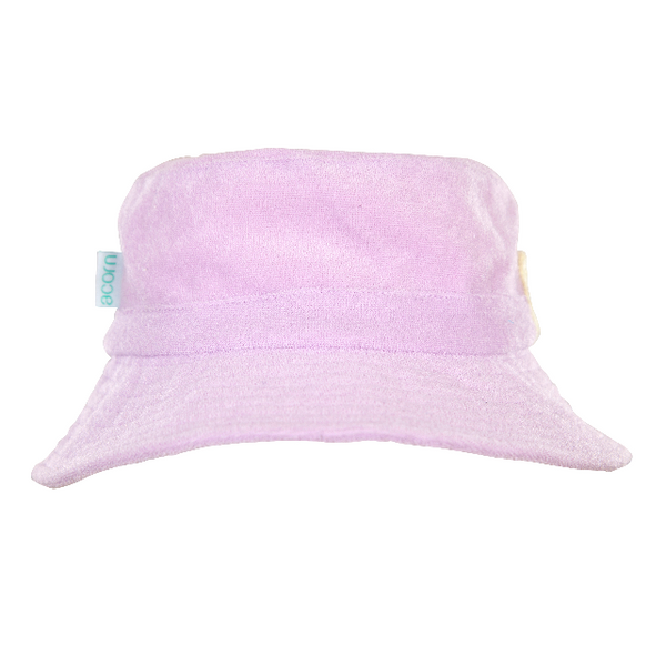 ACORN Terry Towelling Bucket Hat - Lavender