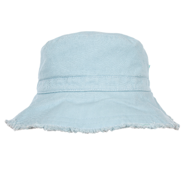 ACORN Frayed Bucket Hat - Seafoam