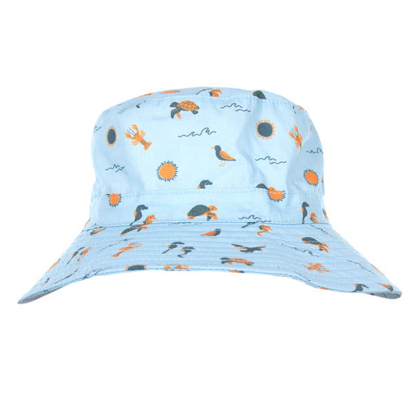 ACORN Sea Life Wide Brim Bucket Hat