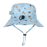 ACORN Sea Life Wide Brim Bucket Hat BACK VIEW