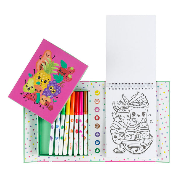TIGER TRIBE Scented Colouring - Fruity Cutie contents