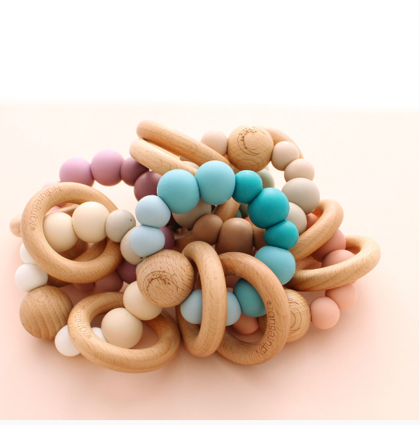 NATURE BUBZ Crescent Luna Rattle Teethers collection