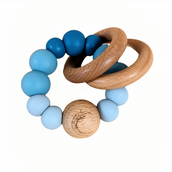 NATURE BUBZ Crescent Luna Rattle Teethers collection