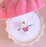 LAUREN HINKLEY Tea Party Cupcake Ring in Cupcake box