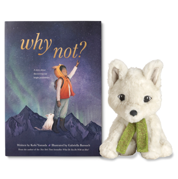 COMPENDIUM Why Not? - Arctic Fox Plush & BOOK