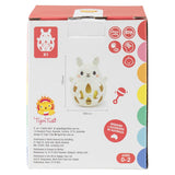 TIGER TRIBE Silicone Rattle - Bunny back of box