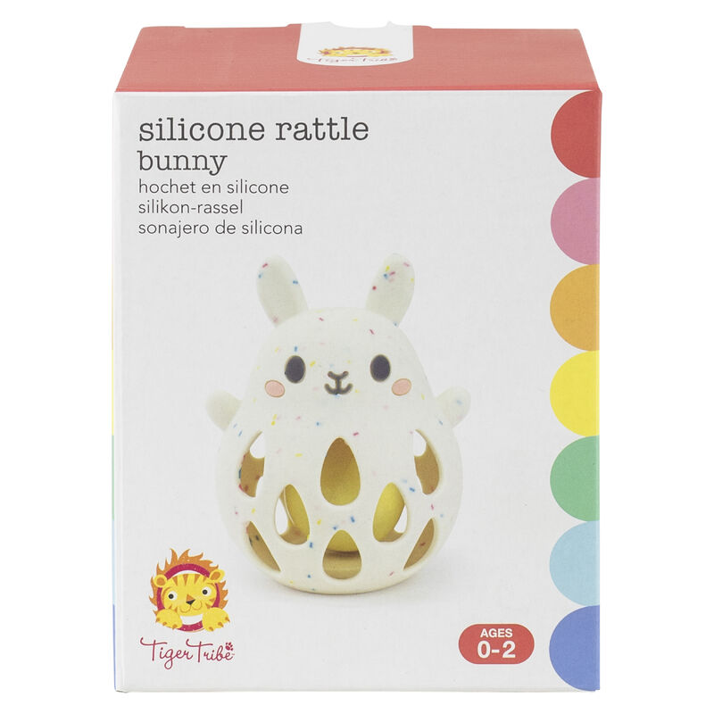 TIGER TRIBE Silicone Rattle - Bunny boxed