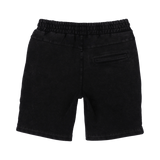 ROCK YOUR BABY Vintage Black Track Shorts back view