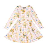 ROCK YOUR BABY Bunny Bouquet Waisted Dress