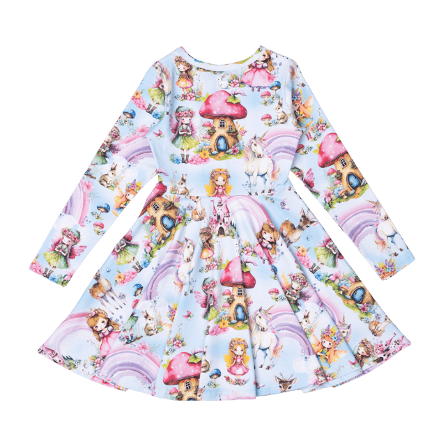 ROCK YOUR BABY Fairy Time Waisted Dress back view