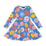 ROCK YOUR BABY Happy Flowers Waisted Dress