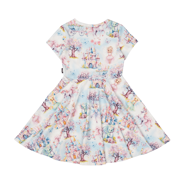 ROCK YOUR BABY Fairy Land Waisted Dress back view