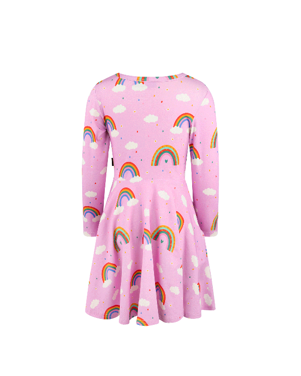 Back view of Rainbow dress