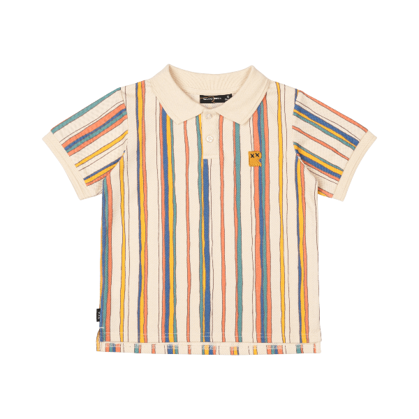 ROCK YOUR BABY Stripe Polo T-shirt