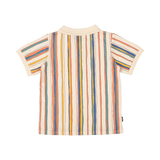 ROCK YOUR BABY Stripe Polo T-shirt back view