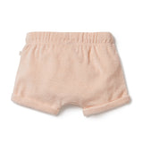 WILSON + FRENCHY Organic Terry Short - Antique Pink back view