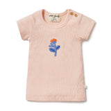 WILSON + FRENCHY Organic Rib Tee - Little Flower