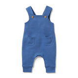 WILSON + FRENCHY Brilliant Blue Organic Waffle Overall