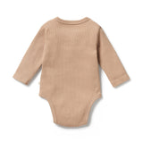 Back view of WILSON + FRENCHY Fawn Organic Bodysuit