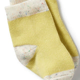 Detail view of socks