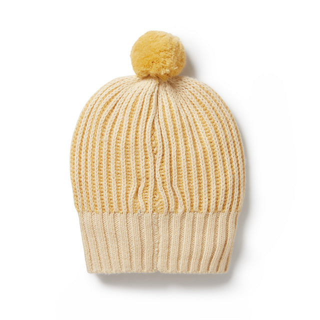 WILSON + FRENCHY Dijon Knitted Ribbed Hat