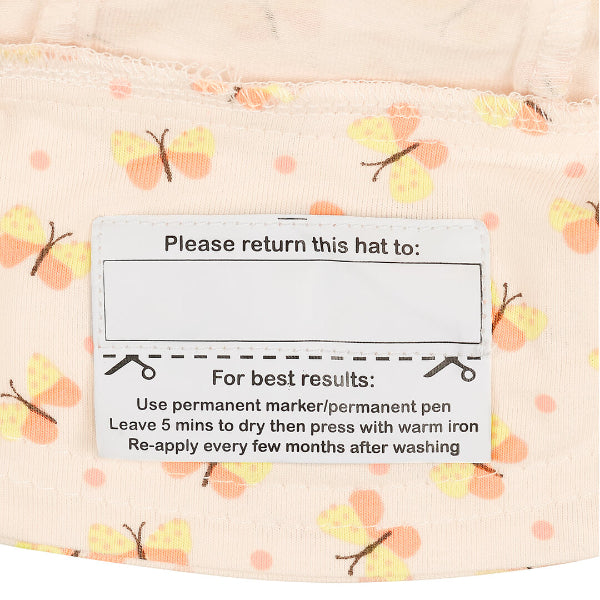 Name label of BEDHEAD HATS Toddler Bucket Sun Hat - Butterfly