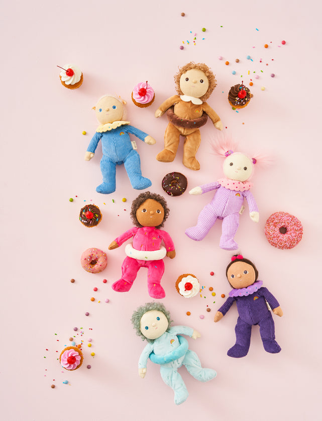 OLLI ELLA Dinky Dinkum Doll Sweet Treats collection with donuts