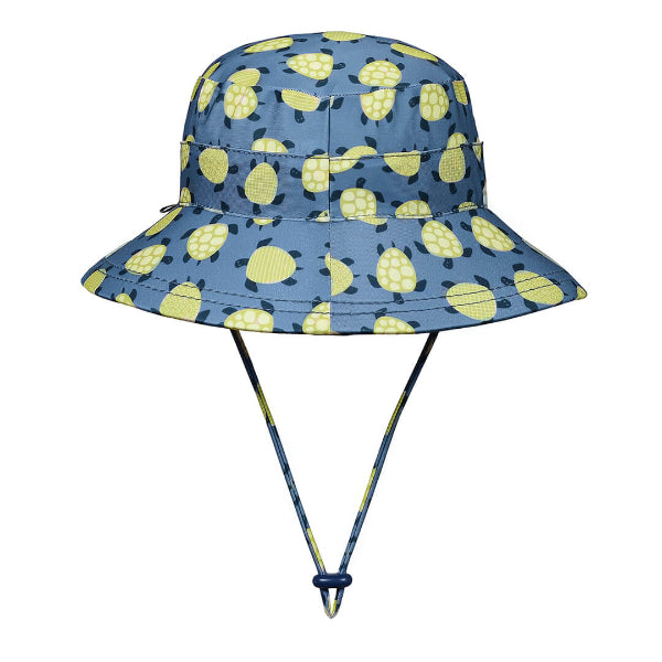 Back view of BEDHEAD HATS Classic Swim Bucket Hat - Turtle
