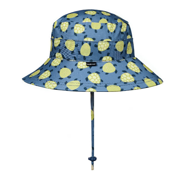 Side view of BEDHEAD HATS Classic Swim Bucket Hat - Turtle