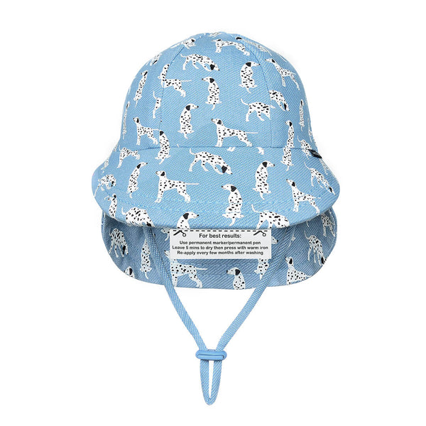 BEDHEAD HATS Legionnaire Flap Sun Hat - Dalmation