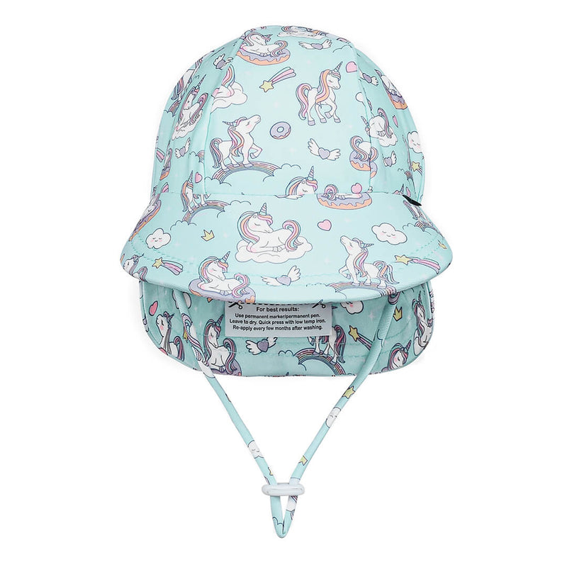 BEDHEAD HATS Kids Swim Legionnaire Beach Hat - Unicorn