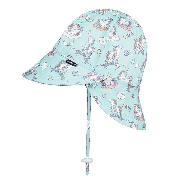 BEDHEAD HATS Kids Swim Legionnaire Beach Hat - Unicorn