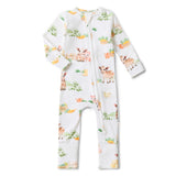 SNUGGLE HUNNY Farm Organic Snugglesuit Convertible Romper