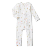 SNUGGLE HUNNY Garden Friends Organic Snugglesuit Convertible Romper